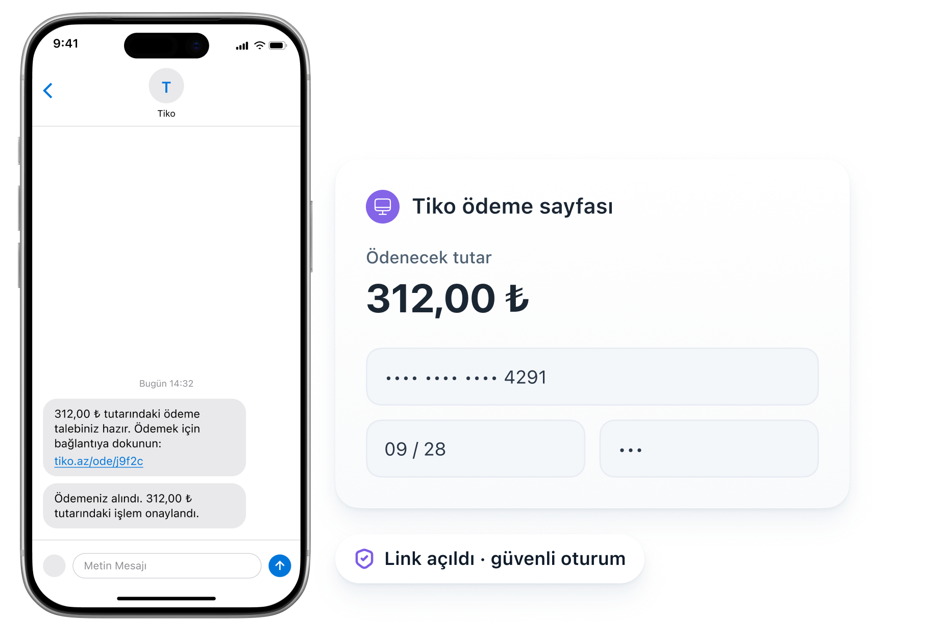 Tiko Link · Ödeme sayfası